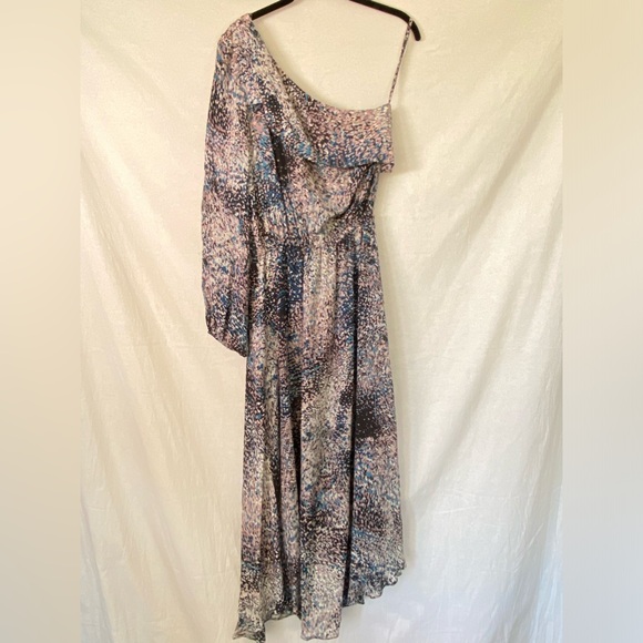 Ramy Brook One Shoulder Silk Maxi Dress - Picture 2 of 16